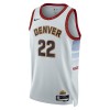 NBA Mænd Trøje Denver Nuggets Zeke Nnaji 22 2022-23 Nike City Edition Grå Swingman
